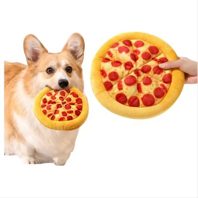 INF Plüsch Pizza Quietschspielzeug für Hunde - Interaktives & Weiches Haustierspielzeug INF Plüsch Pizza Quietschspielzeug für Hunde - Interaktives & Weiches Haustierspielzeug