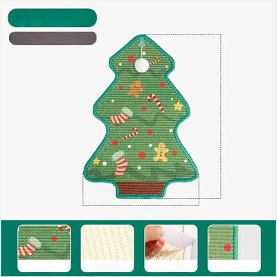 INF Weihnachtsbaum Sisal Wandmontierter Katzenkratzer - Festlicher Spaß & Möbelschutz INF Weihnachtsbaum Sisal Wandmontierter Katzenkratzer - Festlicher Spaß & Möbelschutz