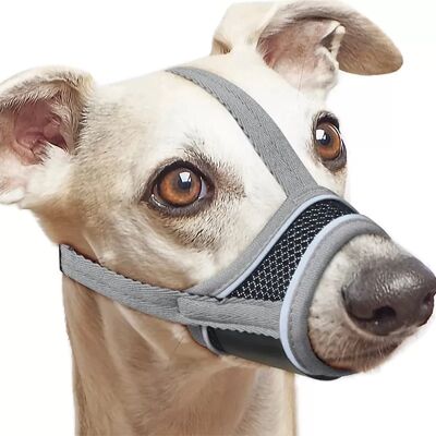 INF Reflektierender Hunde Maulkorb - Weiches Nylon, verstellbares, atmungsaktives Mesh Haustier Maulkorb L INF Reflektierender Hunde Maulkorb - Weiches Nylon, verstellbares, atmungsaktives Mesh Haustier Maulkorb L