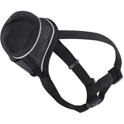INF Reflektierender Hunde Maulkorb: Atmungsaktiver Nylon Haustier Maulkorb mit verstellbarem Riemen XL INF Reflektierender Hunde Maulkorb: Atmungsaktiver Nylon Haustier Maulkorb mit verstellbarem Riemen XL