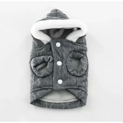 INF Gestrickter warmer Kapuzenpullover für Haustiere - Gemütlicher Winterschutz XL INF Gestrickter warmer Kapuzenpullover für Haustiere - Gemütlicher Winterschutz XL