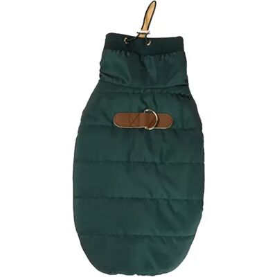 INF Warme Haustierweste mit Geschirr - Winterbekleidung für kleine Hunde & Katzen mit Zugfunktion XL Grün INF Warme Haustierweste mit Geschirr - Winterbekleidung für kleine Hunde & Katzen mit Zugfunktion XL Grün