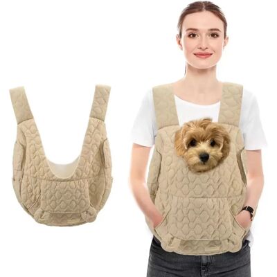 INF Haustier-Reiserucksack mit Doppel-Schulter – Leichter, warmer Polyester-Träger für Hunde und Katzen Khaki INF Haustier-Reiserucksack mit Doppel-Schulter – Leichter, warmer Polyester-Träger für Hunde und Katzen Khaki