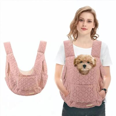 INF Haustier-Reiserucksack mit Doppel-Schulter – Leichter, warmer Polyester-Träger für Hunde und Katzen Rosa INF Haustier-Reiserucksack mit Doppel-Schulter – Leichter, warmer Polyester-Träger für Hunde und Katzen Rosa