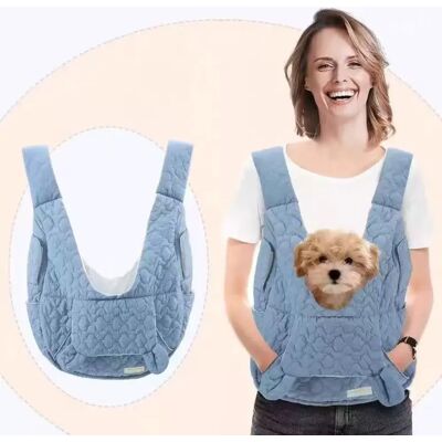 INF Haustier-Reiserucksack mit Doppel-Schulter – Leichter, warmer Polyester-Träger für Hunde und Katzen Blau INF Haustier-Reiserucksack mit Doppel-Schulter – Leichter, warmer Polyester-Träger für Hunde und Katzen Blau