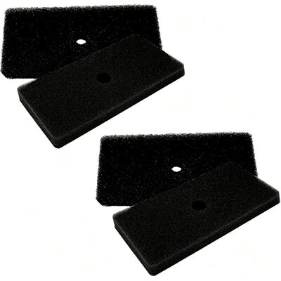 INF 4er-Pack Teichfilter Ersatzpads - PU-Schaum für Grob- und Feinfiltration, kompatibel mit gängigen Filterpumpen für Schwarz INF 4er-Pack Teichfilter Ersatzpads - PU-Schaum für Grob- und Feinfiltration, kompatibel mit gängigen Filterpumpen für Schwarz