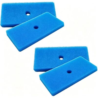 INF 4er-Pack Teichfilter Ersatzpads - PU-Schaum für Grob- und Feinfiltration, kompatibel mit gängigen Filterpumpen für Blau INF 4er-Pack Teichfilter Ersatzpads - PU-Schaum für Grob- und Feinfiltration, kompatibel mit gängigen Filterpumpen für Blau