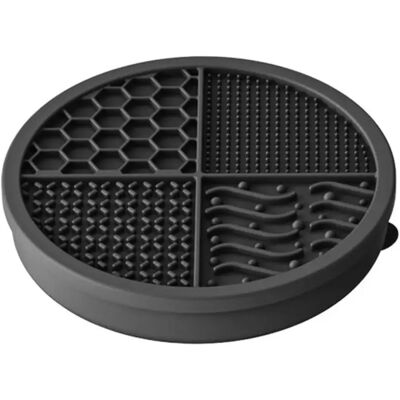 INF Doppellagige Silikon-Futterschale mit Saugnapf und Waben-Anti-Schluck-Design Schwarz INF Doppellagige Silikon-Futterschale mit Saugnapf und Waben-Anti-Schluck-Design Schwarz