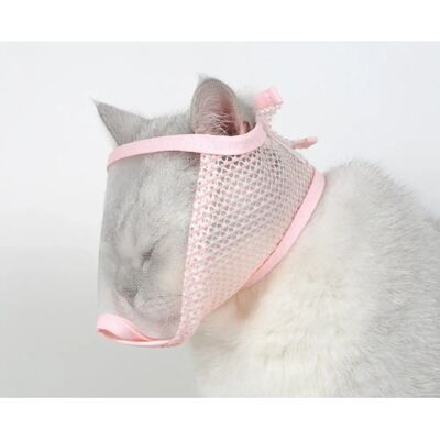 INF Atmungsaktive Haustier-Gesichtsmaske für Katzen, Anti-Beiß-Mesh-Abdeckung für Fellpflege, Reinigung und Baden S Rosa INF Atmungsaktive Haustier-Gesichtsmaske für Katzen, Anti-Beiß-Mesh-Abdeckung für Fellpflege, Reinigung und Baden S Rosa