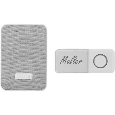 Byron Wireless Türklingel Set Weiß - Türklingel, Modell DBY-22321NP Byron Wireless Türklingel Set Weiß - Türklingel, Modell DBY-22321NP