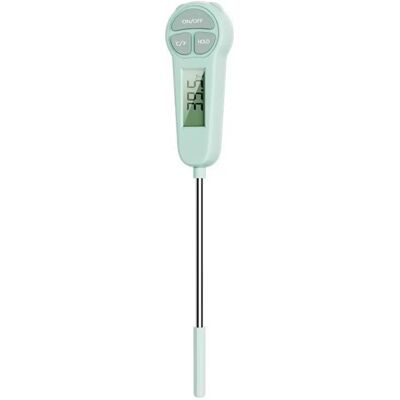 INF Schnellablesbares digitales Thermometer mit LCD-Display und 304 Edelstahlsonde, -50℃~300℃, LR44 Batterie x1 Grün INF Schnellablesbares digitales Thermometer mit LCD-Display und 304 Edelstahlsonde, -50℃~300℃, LR44 Batterie x1 Grün