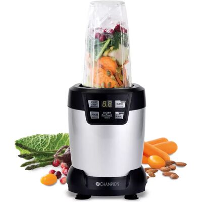 Champion Nutrition Blender Pro Digital 1200W NB500 Schwarz/Silber Champion Nutrition Blender Pro Digital 1200W NB500 Schwarz/Silber