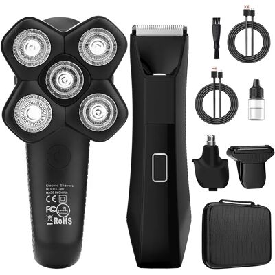 INF 4-in-1 Herrenpflege-Set - Haarschneider & Rasierer-Set INF 4-in-1 Herrenpflege-Set - Haarschneider & Rasierer-Set