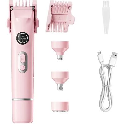 INF Multifunktionaler Epilierer – 4-in-1 Haarentfernung für Gesicht, Körper, Nase und Ohren Rosa INF Multifunktionaler Epilierer – 4-in-1 Haarentfernung für Gesicht, Körper, Nase und Ohren Rosa