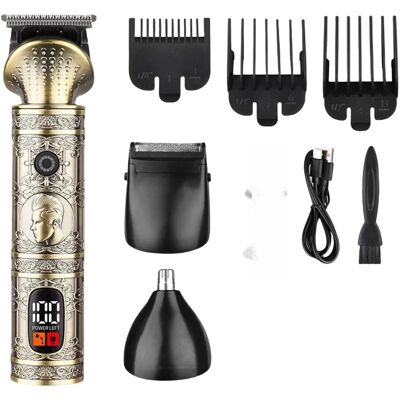 INF 3-in-1 Akku-Haarschneider Set: Elektrischer Haarschneider, Nasenhaartrimmer & Detailtrimmer INF 3-in-1 Akku-Haarschneider Set: Elektrischer Haarschneider, Nasenhaartrimmer & Detailtrimmer