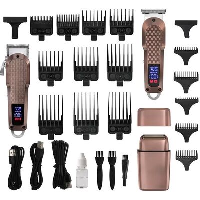 INF 935W Digitalanzeige Elektrischer Haarschneider & Trimmer Set - Professionelles Grooming Kit Rosa INF 935W Digitalanzeige Elektrischer Haarschneider & Trimmer Set - Professionelles Grooming Kit Rosa
