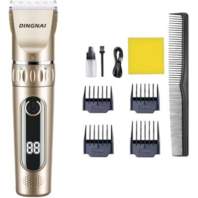 INF Goldener Elektrischer Haarschneider Set - Professionelles Kabelloses Haarschneidegerät INF Goldener Elektrischer Haarschneider Set - Professionelles Kabelloses Haarschneidegerät