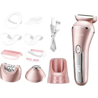 INF Pinker Elektrischer Haarentferner - 3-in-1 Multifunktionsrasierer für Damen INF Pinker Elektrischer Haarentferner - 3-in-1 Multifunktionsrasierer für Damen