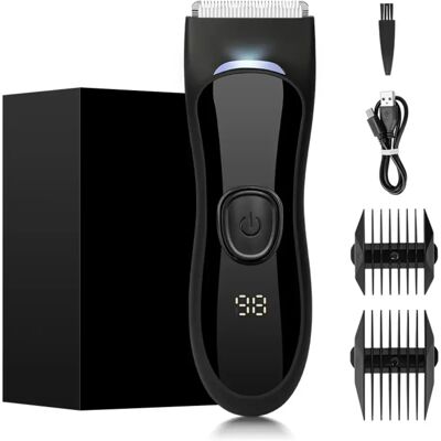 INF Multifunktionaler Elektrischer Körperhaartrimmer für Männer - Wasserdicht, USB Aufladbar, Keramikklinge INF Multifunktionaler Elektrischer Körperhaartrimmer für Männer - Wasserdicht, USB Aufladbar, Keramikklinge