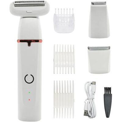 INF Elektrischer Damenrasierer – Sanfter Ganzkörper- und Intimbereich-Trimmer mit LED-Licht, IPX7 wasserdicht, ABS-Gehäuse INF Elektrischer Damenrasierer – Sanfter Ganzkörper- und Intimbereich-Trimmer mit LED-Licht, IPX7 wasserdicht, ABS-Gehäuse