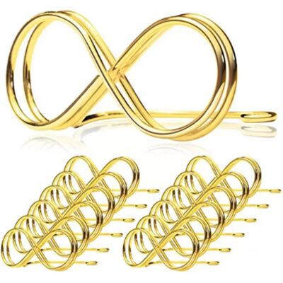 INF 8-Form Memo Clip Halter - Vielseitig für Büro, Zuhause & Veranstaltungen Gold INF 8-Form Memo Clip Halter - Vielseitig für Büro, Zuhause & Veranstaltungen Gold
