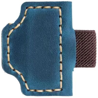 INF Premium Magnetischer Stiftclip aus Leder - Handgefertigter Stifthalter für Notizbücher und Planer Blau INF Premium Magnetischer Stiftclip aus Leder - Handgefertigter Stifthalter für Notizbücher und Planer Blau
