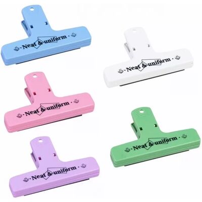 INF Neat Magnetische Binder Clips, Groß, 5er Set, Ideal für Kühlschrank, Whiteboard und Büroorganisation INF Neat Magnetische Binder Clips, Groß, 5er Set, Ideal für Kühlschrank, Whiteboard und Büroorganisation