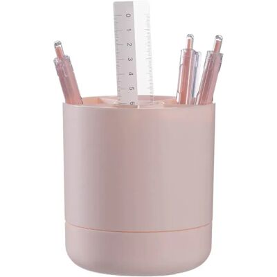 INF 360° Drehbarer Stiftehalter - Schreibtisch-Organizer für effiziente Aufbewahrung von Schreibwaren Rosa INF 360° Drehbarer Stiftehalter - Schreibtisch-Organizer für effiziente Aufbewahrung von Schreibwaren Rosa