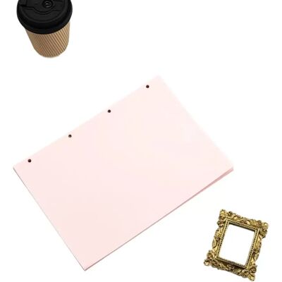 INF 5er-Pack farbige Nachfüllblätter A4, 15 Blatt, 180g Karton, beidseitig beschreibbar, durchschlagfrei, drucker- und für Rosa INF 5er-Pack farbige Nachfüllblätter A4, 15 Blatt, 180g Karton, beidseitig beschreibbar, durchschlagfrei, drucker- und für Rosa