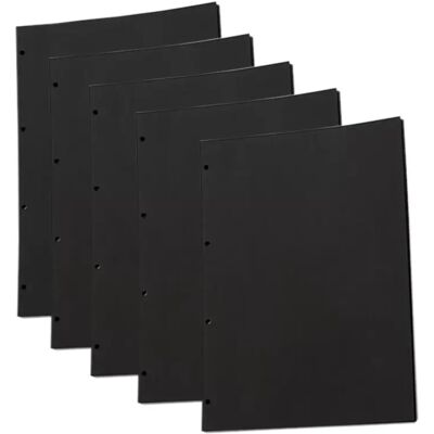 INF 5er-Pack farbige Nachfüllblätter A4, 15 Blatt, 180g Karton, beidseitig beschreibbar, durchschlagfrei, drucker- und für Schwarz INF 5er-Pack farbige Nachfüllblätter A4, 15 Blatt, 180g Karton, beidseitig beschreibbar, durchschlagfrei, drucker- und für Schwarz