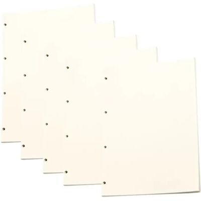 INF 5er-Pack farbige Nachfüllblätter A4, 15 Blatt, 180g Karton, beidseitig beschreibbar, durchschlagfrei, drucker- und für Hellgelb INF 5er-Pack farbige Nachfüllblätter A4, 15 Blatt, 180g Karton, beidseitig beschreibbar, durchschlagfrei, drucker- und für Hellgelb