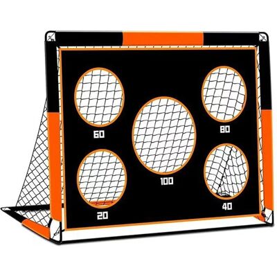INF Tragbares Fußballtor mit Hakenbefestigung 1.2x0.9m – Faltbares Pop-up Trainingstor mit reißfestem Netz und Tragetasche INF Tragbares Fußballtor mit Hakenbefestigung 1.2x0.9m – Faltbares Pop-up Trainingstor mit reißfestem Netz und Tragetasche