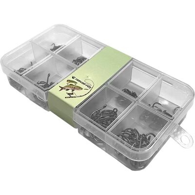 INF Angelhakenbox aus Edelstahl mit Hüftgurt - Tragbarer Angelzubehör-Organizer INF Angelhakenbox aus Edelstahl mit Hüftgurt - Tragbarer Angelzubehör-Organizer