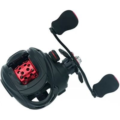INF Linkshändige Dual-Spulen Baitcasting-Rolle – Schwarzes Tropfen-Design, 18-Achsen Edelstahlspule, 9-stufige Magnetbremse, INF Linkshändige Dual-Spulen Baitcasting-Rolle – Schwarzes Tropfen-Design, 18-Achsen Edelstahlspule, 9-stufige Magnetbremse,