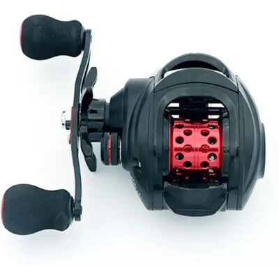 INF Waterdrop Baitcasting-Rolle rechtsseitig, Dual-Spool, 18-Achsen-Metallspule, 9-stufige Magnetbremse, Keramik-Schnurführung INF Waterdrop Baitcasting-Rolle rechtsseitig, Dual-Spool, 18-Achsen-Metallspule, 9-stufige Magnetbremse, Keramik-Schnurführung