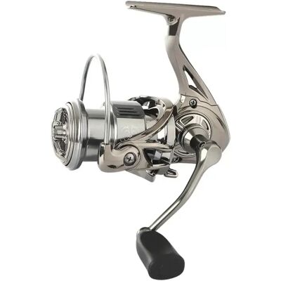 INF Silberne Salzwasser-Spinnrolle mit CNC-Schraub-Doppelarmgriff, 8kg Bremse und hoher Schnurkapazität INF Silberne Salzwasser-Spinnrolle mit CNC-Schraub-Doppelarmgriff, 8kg Bremse und hoher Schnurkapazität