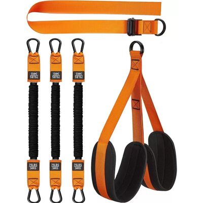 INF Klimmzugband / Trainingsband Klimmzüge - Klimmzughilfe für Krafttraining Fitness Orange 150 lbs INF Klimmzugband / Trainingsband Klimmzüge - Klimmzughilfe für Krafttraining Fitness Orange 150 lbs