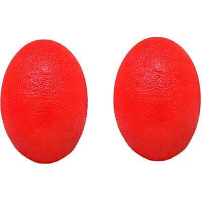 INF 2er-Pack Handtrainer, Griffball für Fingertrainer & Handtherapie Rot INF 2er-Pack Handtrainer, Griffball für Fingertrainer & Handtherapie Rot