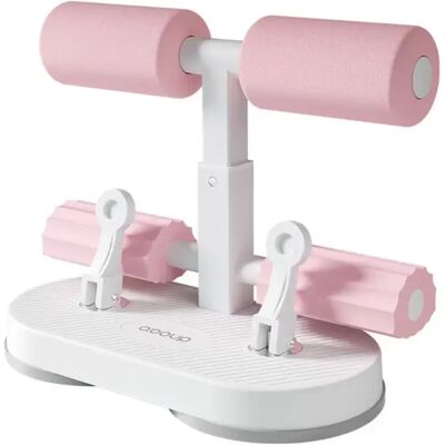 INF Sit-Up Assistant — Dual Suction Cup Abdominal Trainer mit verstellbarer Höhe und schaumgepolstertem Fußhalter Rosa INF Sit-Up Assistant — Dual Suction Cup Abdominal Trainer mit verstellbarer Höhe und schaumgepolstertem Fußhalter Rosa