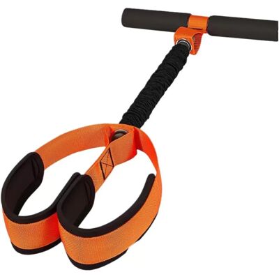 INF Fußpedal-Widerstandsband 75lb - Multifunktionales Heimtrainer für Beine & Bauch, Latex + Polyester, Mehrere Farben Orange INF Fußpedal-Widerstandsband 75lb - Multifunktionales Heimtrainer für Beine & Bauch, Latex + Polyester, Mehrere Farben Orange