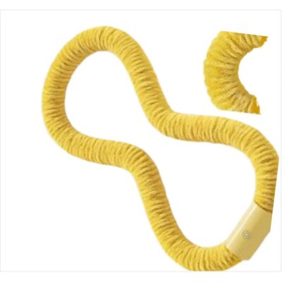 INF Weicher gewichteter Hula-Hoop - Stahlkern, stoffbezogen, 2,5kg wirksames Gewicht, faltbar, Anti-Quetsch-Design Gelb INF Weicher gewichteter Hula-Hoop - Stahlkern, stoffbezogen, 2,5kg wirksames Gewicht, faltbar, Anti-Quetsch-Design Gelb