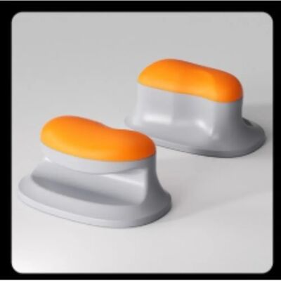 INF Ergonomisches Push-up-Trainingsset mit breiter stabiler Basis und Mehrpositions-Matte für Brusttraining zu Hause Orange INF Ergonomisches Push-up-Trainingsset mit breiter stabiler Basis und Mehrpositions-Matte für Brusttraining zu Hause Orange