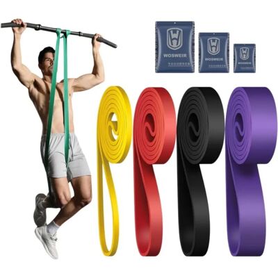 INF 4-teiliges TPE-Widerstandsbänder-Set für Yoga, Dehnen, Fitness, Tanz und Heimtraining INF 4-teiliges TPE-Widerstandsbänder-Set für Yoga, Dehnen, Fitness, Tanz und Heimtraining