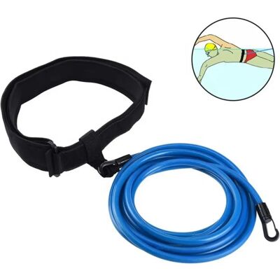 INF Unterwasser-Schwimmwiderstandsschnur mit Gurtset aus TPE – elastischer Trainer für Schwimm- und Krafttraining INF Unterwasser-Schwimmwiderstandsschnur mit Gurtset aus TPE – elastischer Trainer für Schwimm- und Krafttraining