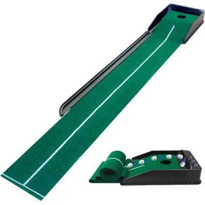 INF 2M Indoor Golf Putting Trainer Matte mit automatischem Ballrückführungssystem INF 2M Indoor Golf Putting Trainer Matte mit automatischem Ballrückführungssystem