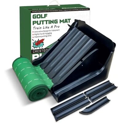 INF Golf Putting Trainer mit Multi-Track-System für Präzises Training Schwarz INF Golf Putting Trainer mit Multi-Track-System für Präzises Training Schwarz