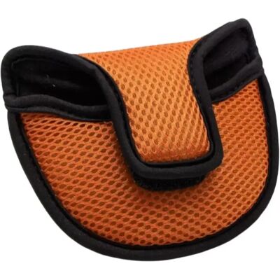 INF Mesh Semicircle Golf Putter Head Cover - Breathable Nylon Mesh Putter Protector Orange INF Mesh Semicircle Golf Putter Head Cover - Breathable Nylon Mesh Putter Protector Orange