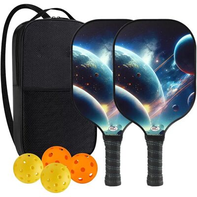 INF Pickleball-Set – Schläger, Bälle und Tasche aus Fiberglas 2 INF Pickleball-Set – Schläger, Bälle und Tasche aus Fiberglas 2
