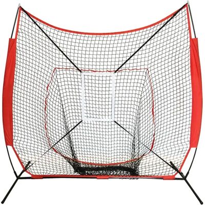 INF Tragbares Baseball-Übungsnetz – Eisenrahmen & Polyesternetz, schneller Aufbau mit Tragetasche INF Tragbares Baseball-Übungsnetz – Eisenrahmen & Polyesternetz, schneller Aufbau mit Tragetasche