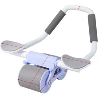 INF Ab Roller mit Ellenbogenstütze – zwei-Rad leiser Ab Roller mit Federunterstützung, rutschfestem Schaumgriff und Handyhalter Blau INF Ab Roller mit Ellenbogenstütze – zwei-Rad leiser Ab Roller mit Federunterstützung, rutschfestem Schaumgriff und Handyhalter Blau